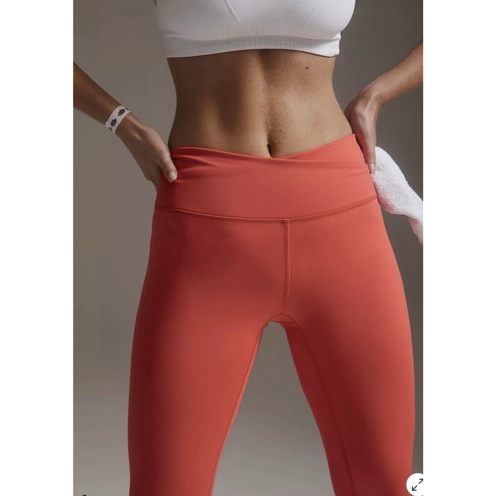 FP Movement by Free People HR 7/8 Wrap Lose Control Legging Peaches Orange XS